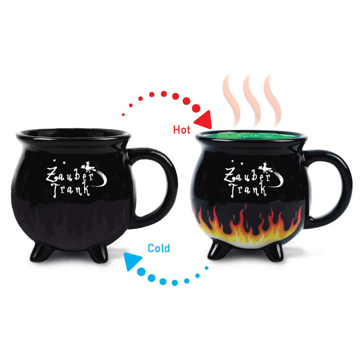 Zaubertrank Kaffeebecher mit Wärmeeffekt