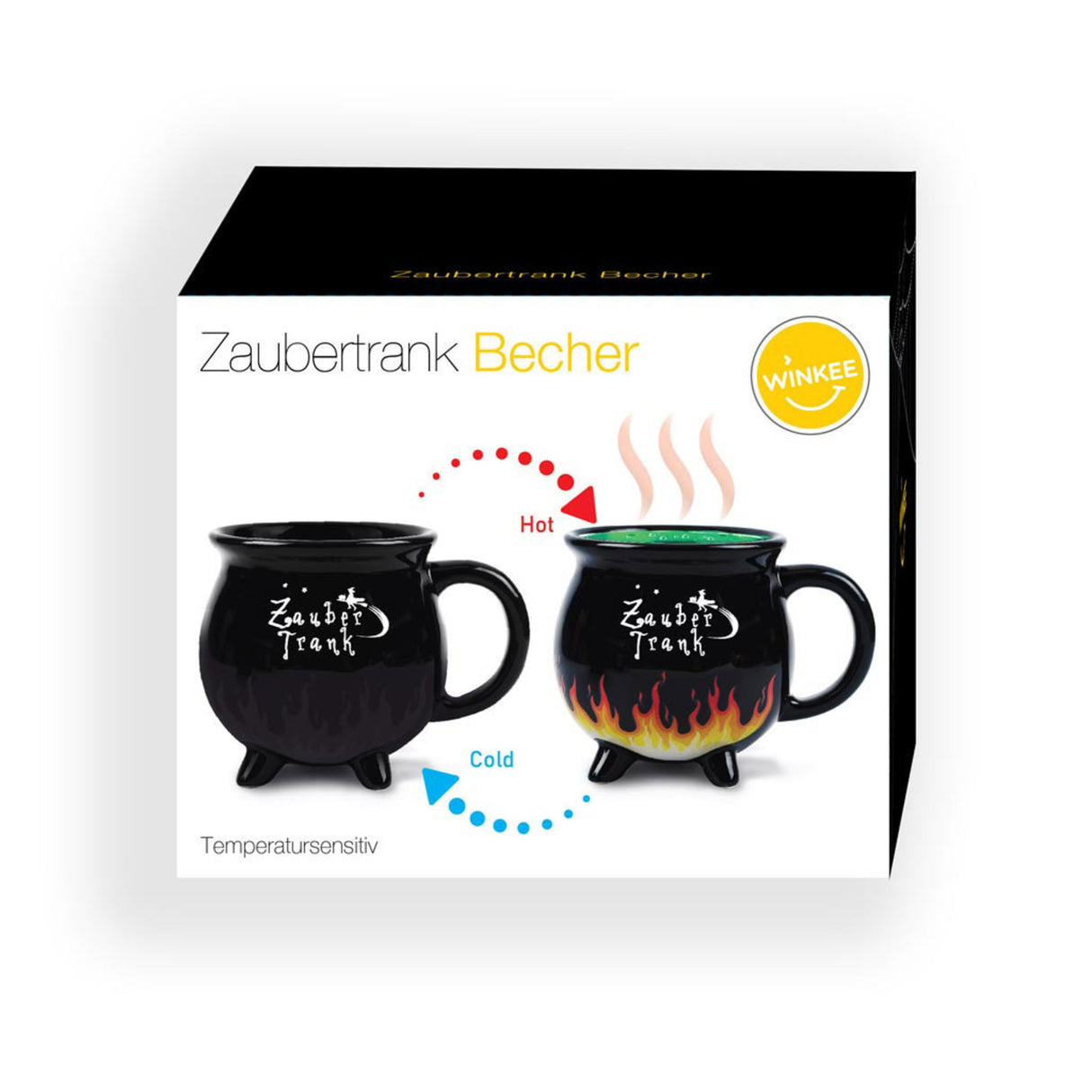Zaubertrank Kaffeebecher mit Wärmeeffekt