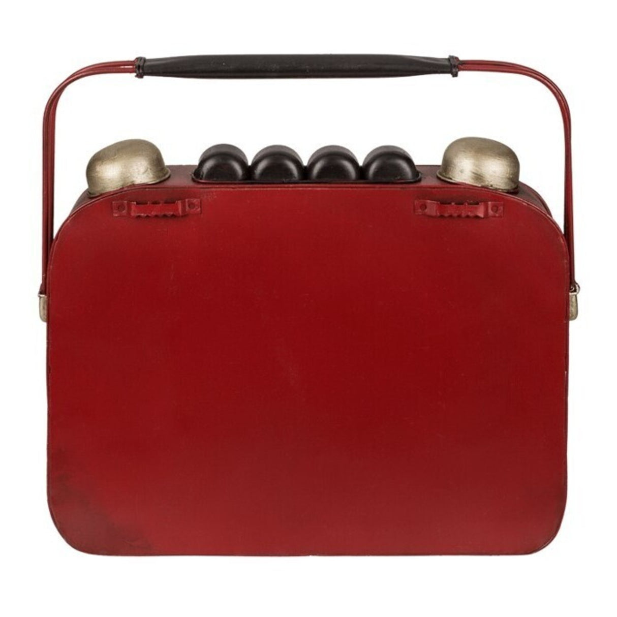 Retro Radio Schlüsselhalter mit Analoguhr