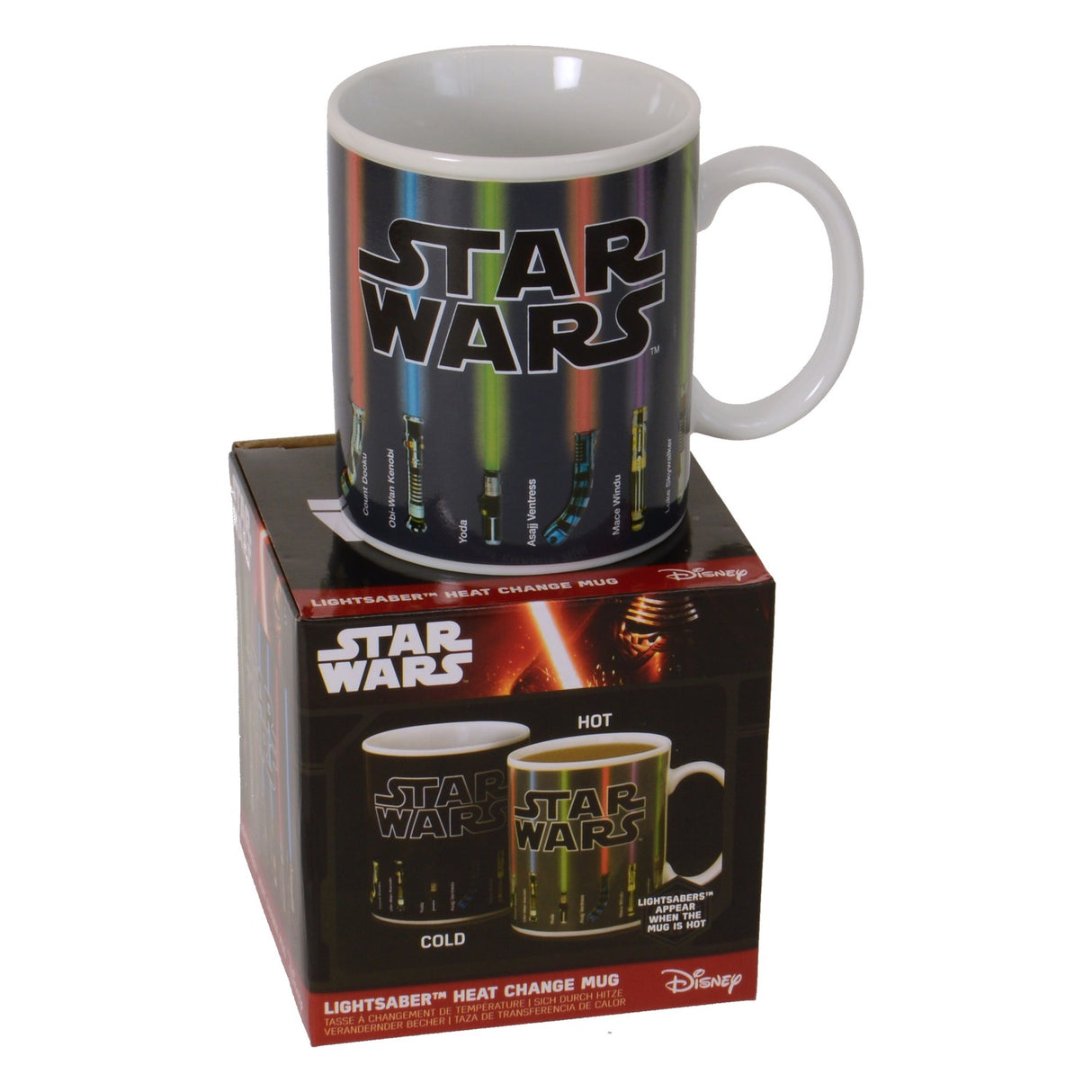 Star Wars Lichtschwert Kaffeetasse mit Wärmeeffekt