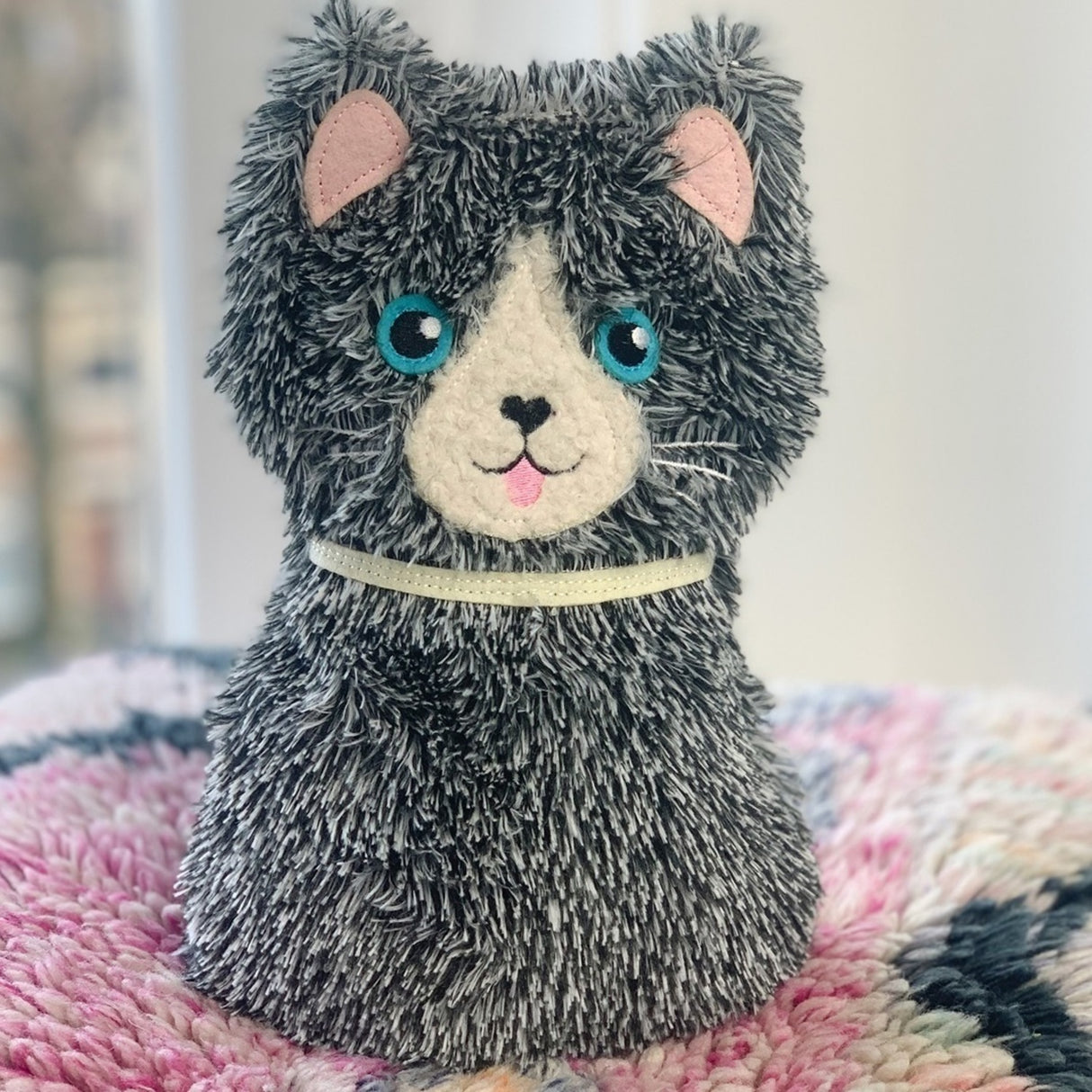 Katze Körnerkissen mit Lavendelduft