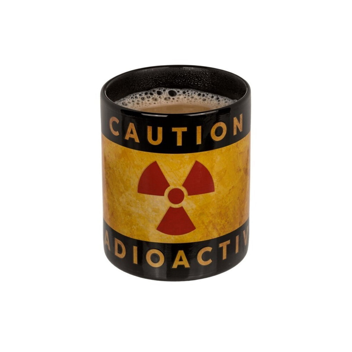 Radioactive Nuklearzeichen Kaffeebecher mit Wärmeeffekt
