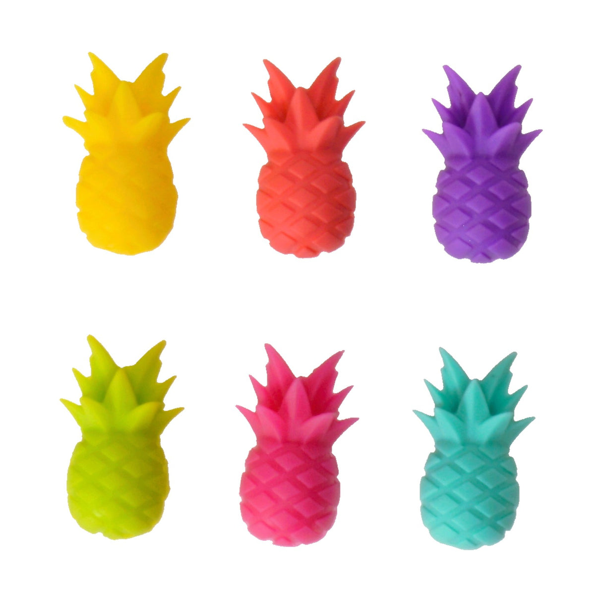Ananas Glasmarkierer im 6er Set