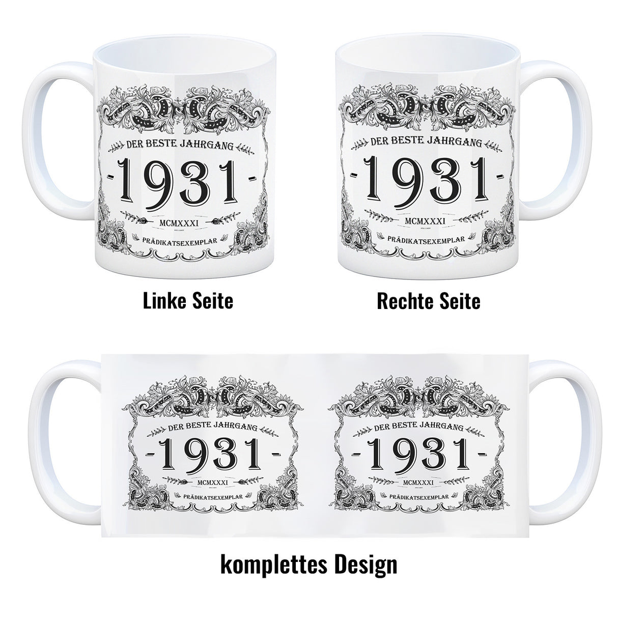 1931 der beste Jahrgang Kaffeebecher