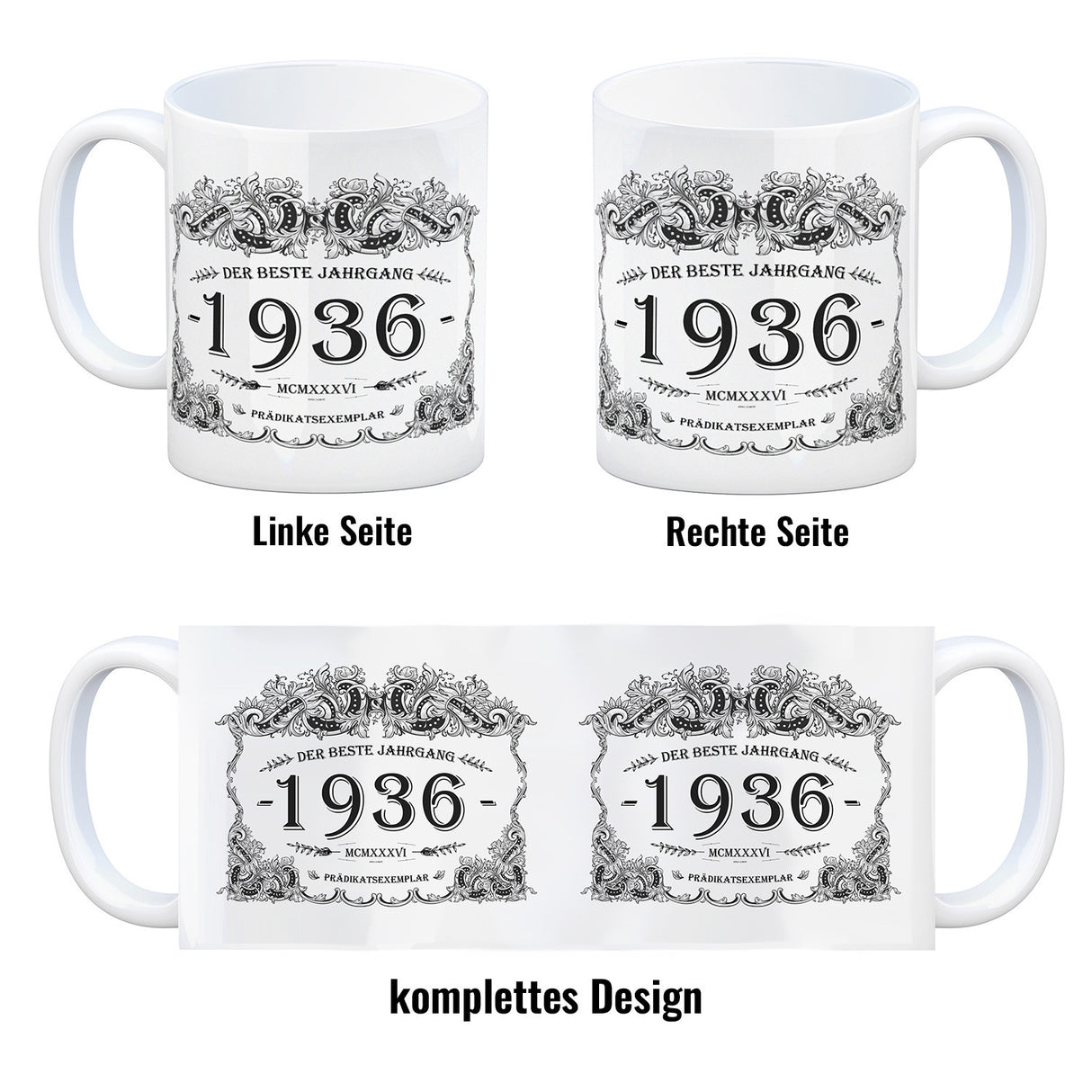 1936 der beste Jahrgang Kaffeebecher
