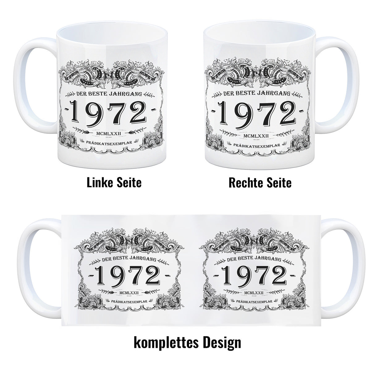 1972 der beste Jahrgang Kaffeebecher