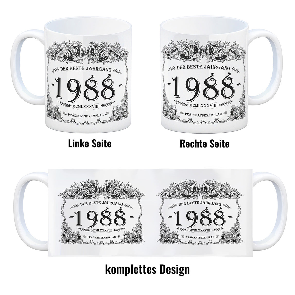 1988 der beste Jahrgang Kaffeebecher
