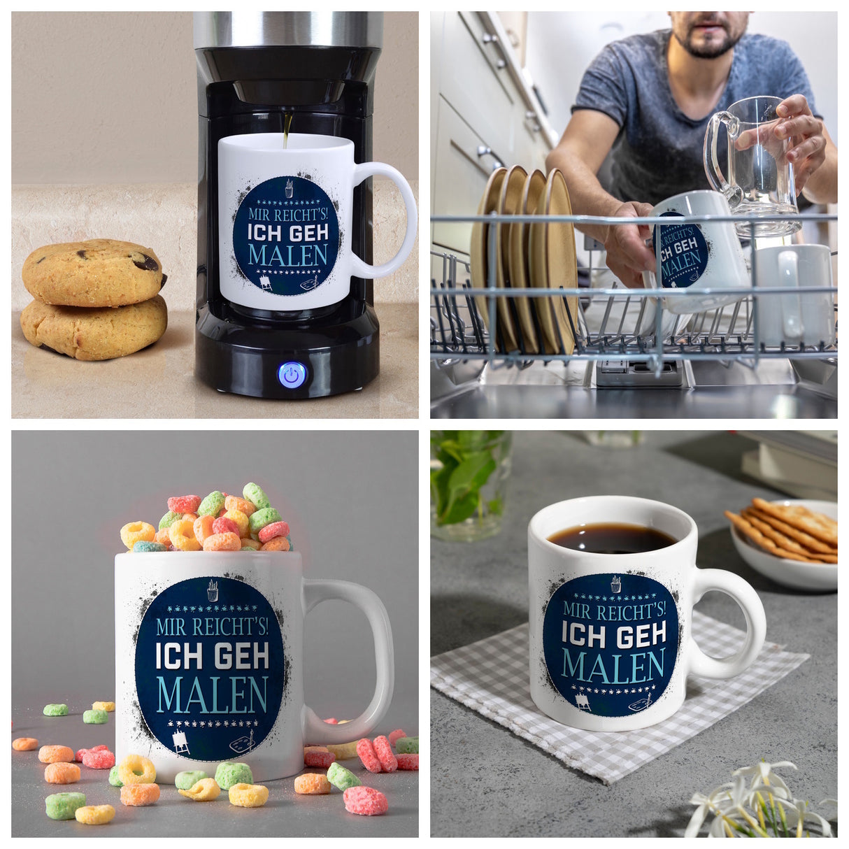 Mir reicht's! Ich geh malen Kaffeebecher