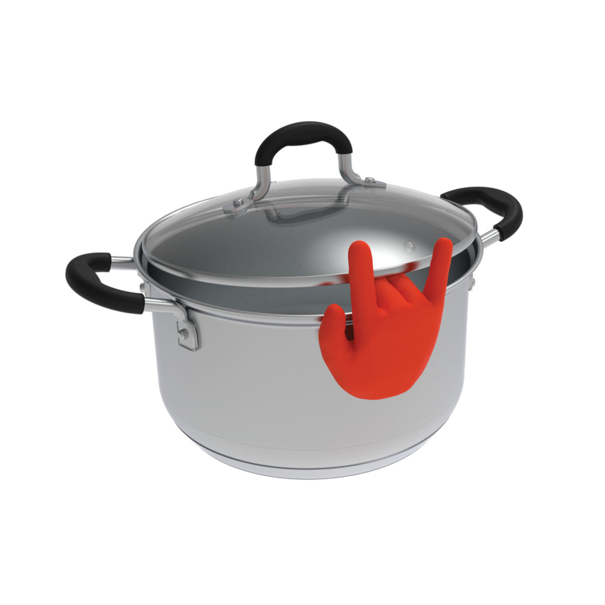 Heavy Metal Hand Topfwächter mit Kochlöffelhalter