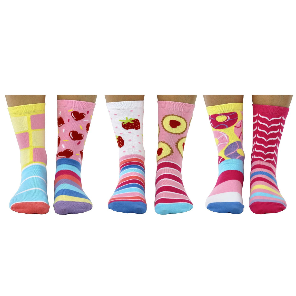 Cake Box Oddsocks Kuchen Socken in 37-42 im 6er Set