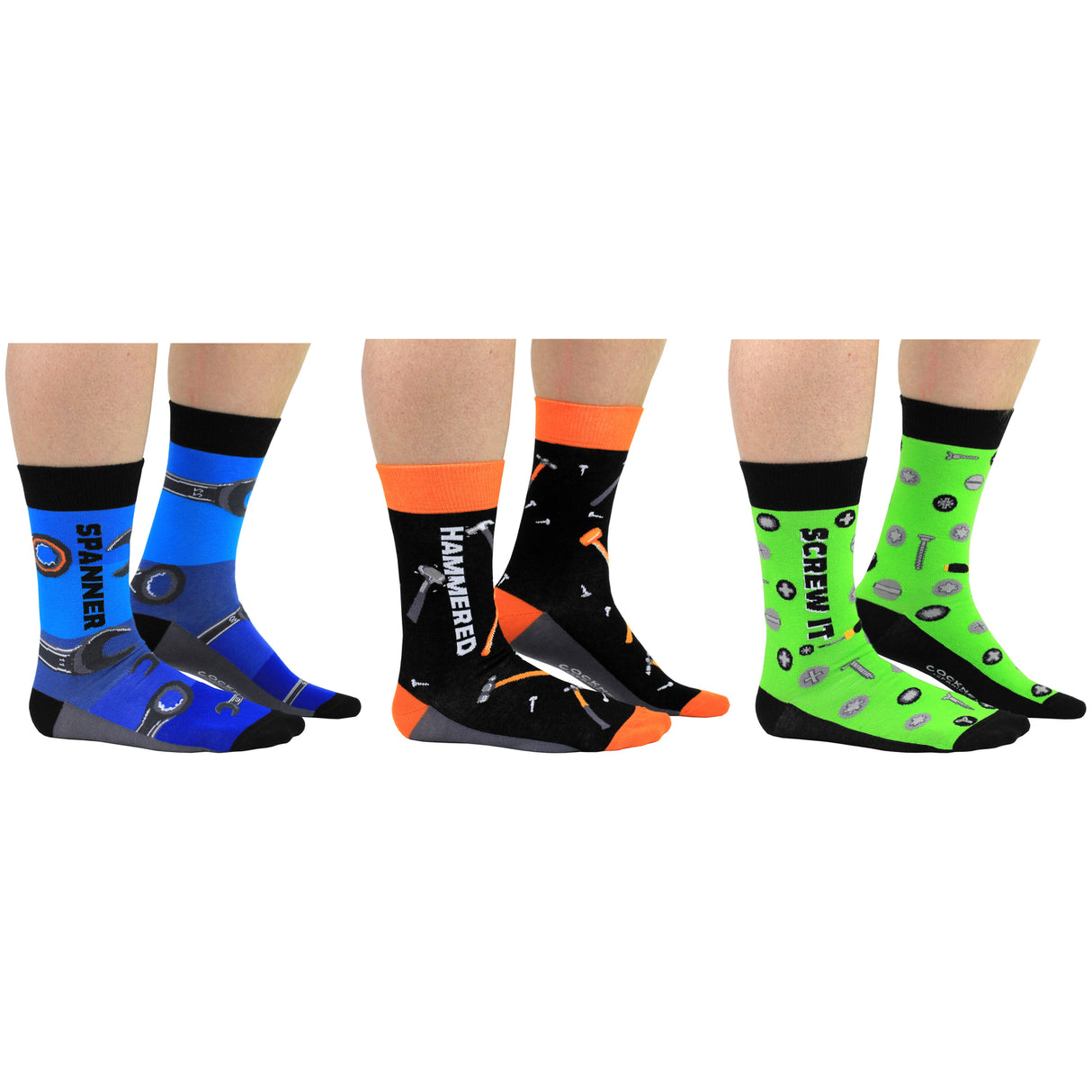 Tool Box Werkzeugkasten Socken (3 Paare)