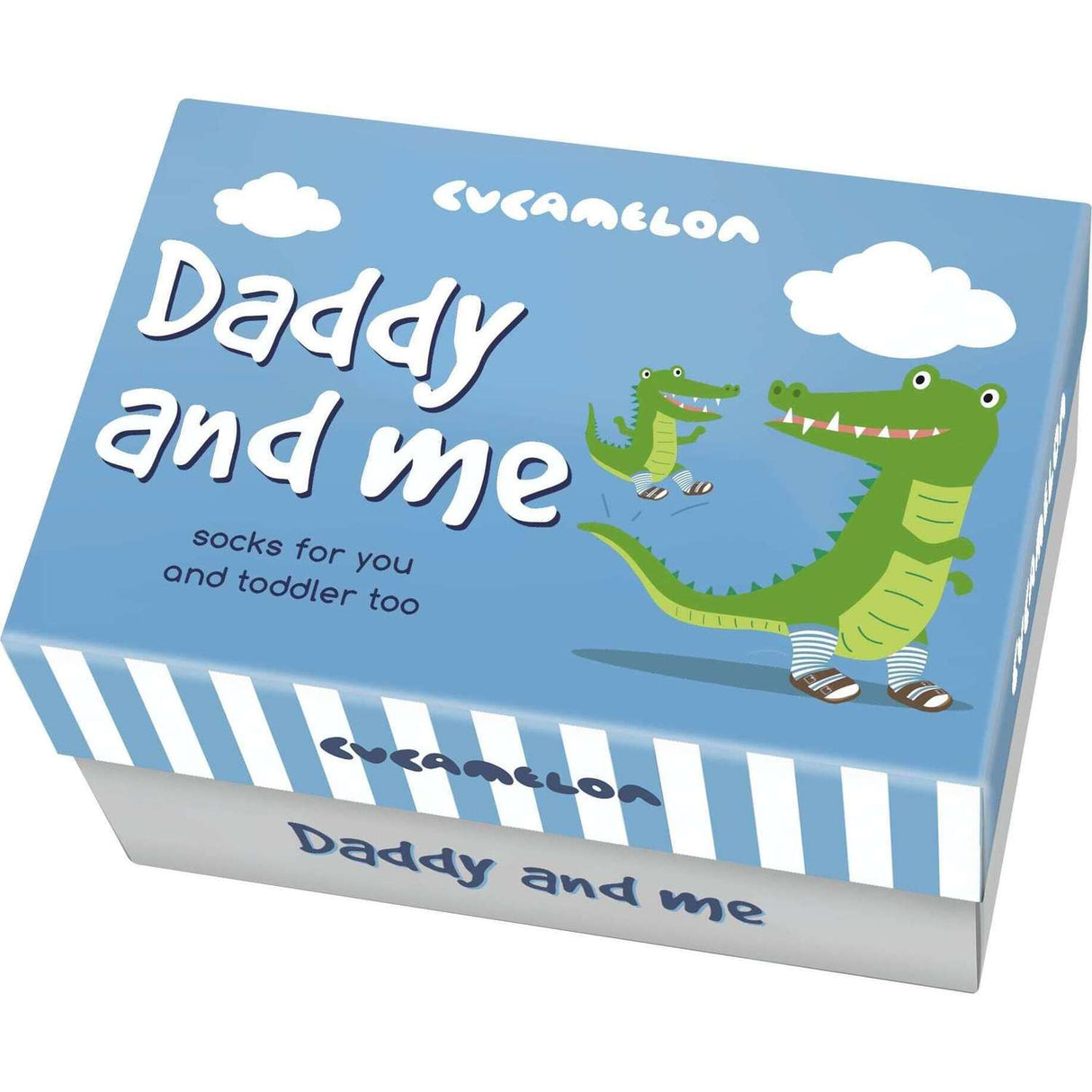 Papa und ich Cucamelon Sandalen Socken für Vater und Kind (2 Paar)