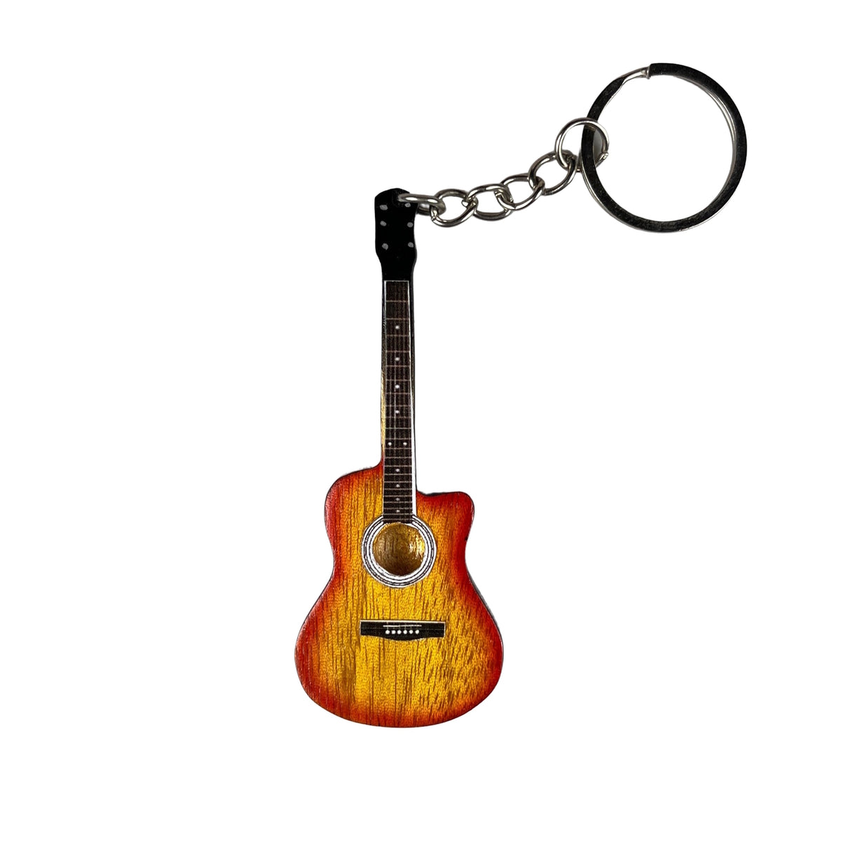 Akustikgitarre Schlüsselanhänger