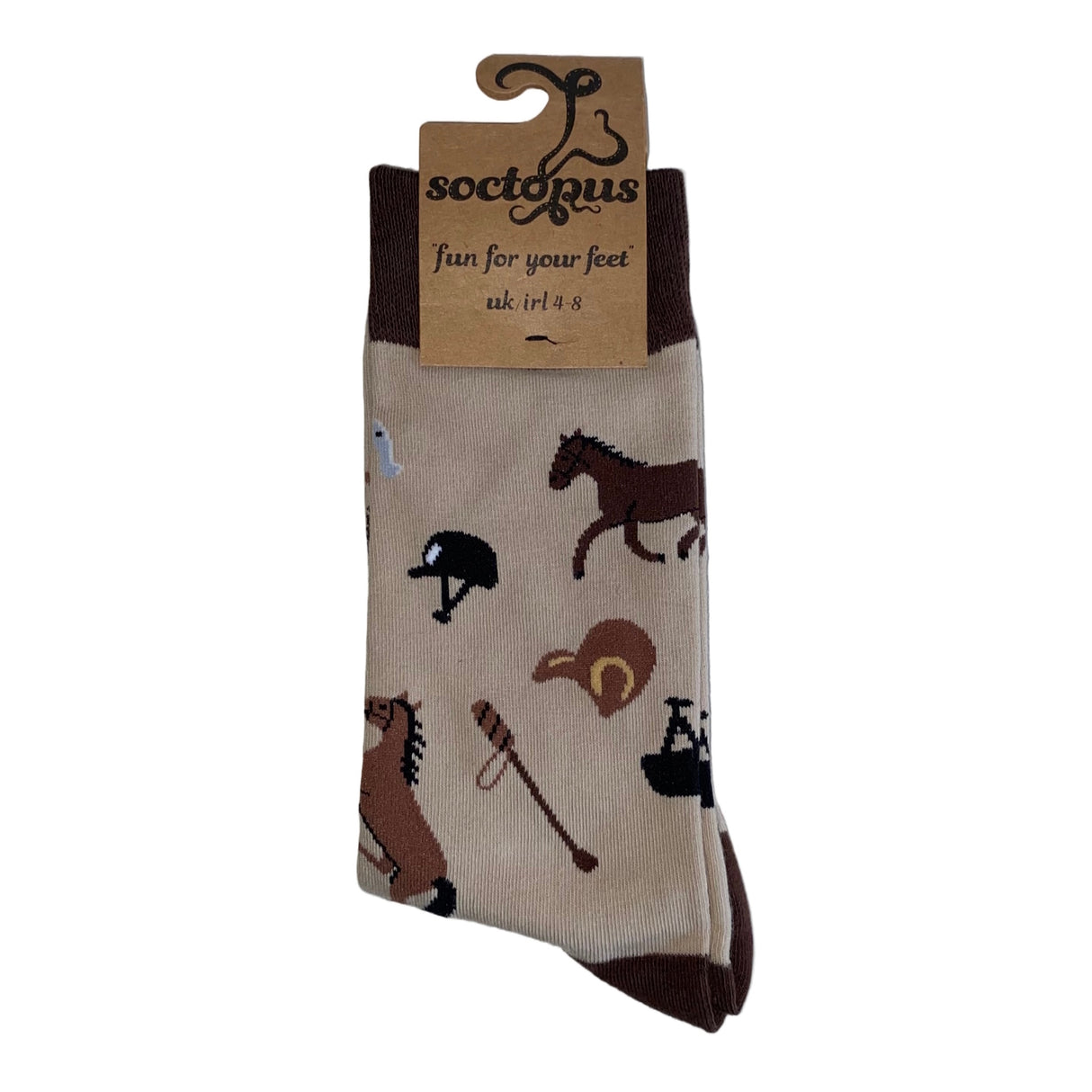 Pferde Soctopus Socken in 43-46 im Paar