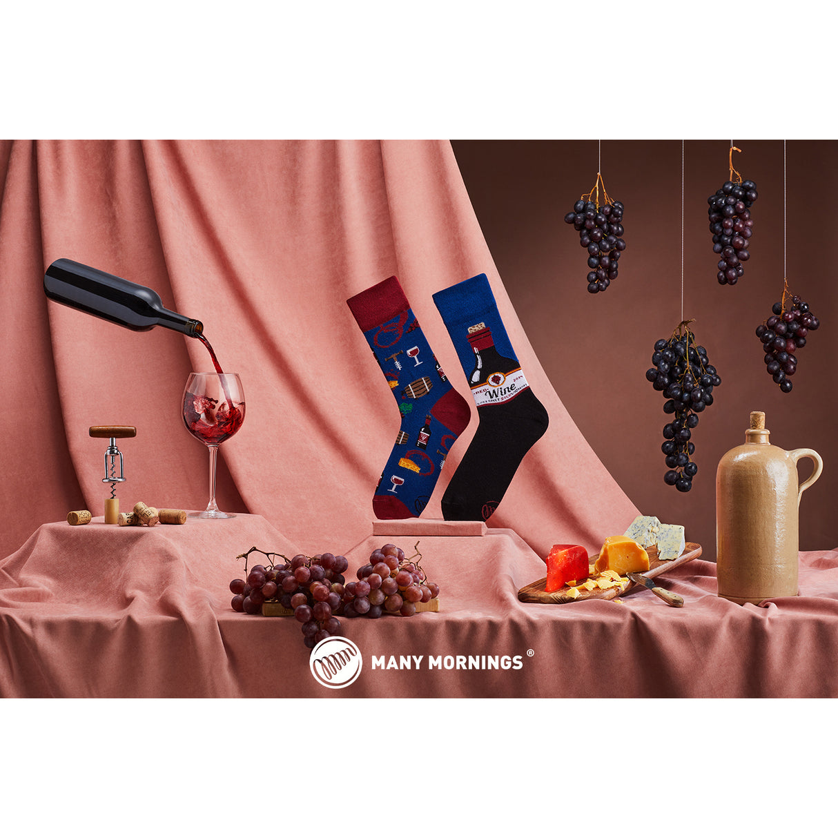 Cabernet Sockvignon Many Mornings Socken in 39-42 im Paar