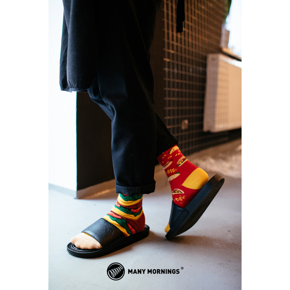 Fast Foot Many Mornings Socken in 39-42 im Paar