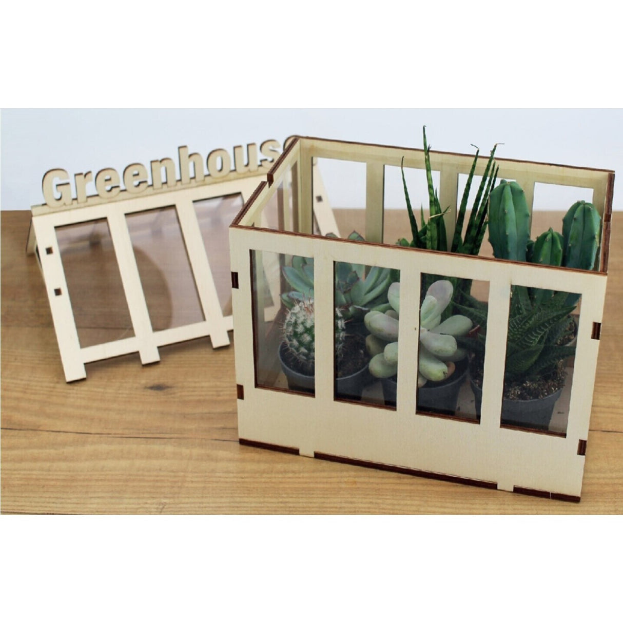 DIY Mini Gewächshaus Dekoartikel