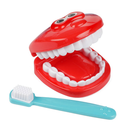 Zahnarzt-Koffer Spielzeug mit Werkzeugen und Gebiss