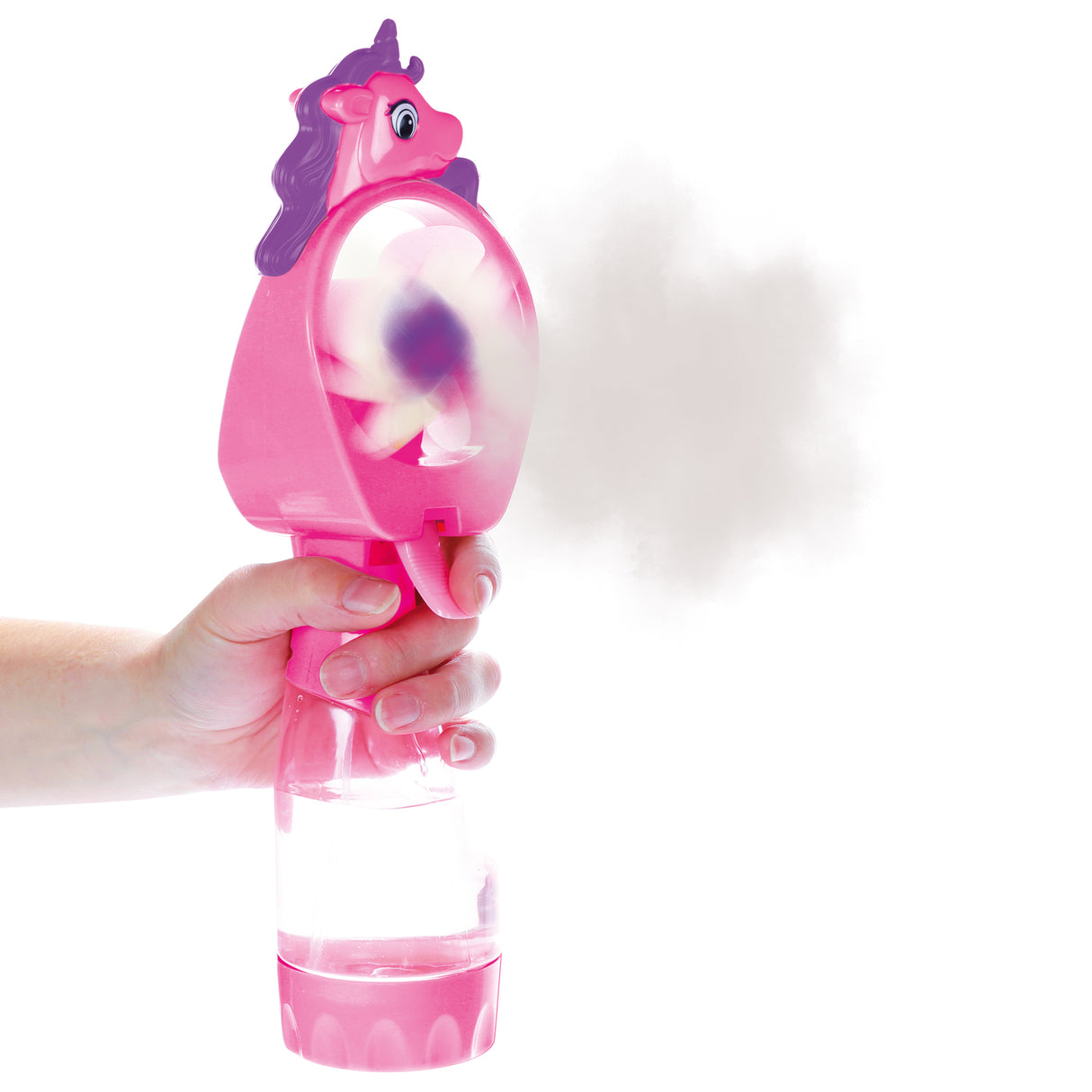 Einhorn Handventilator mit Sprühflasche