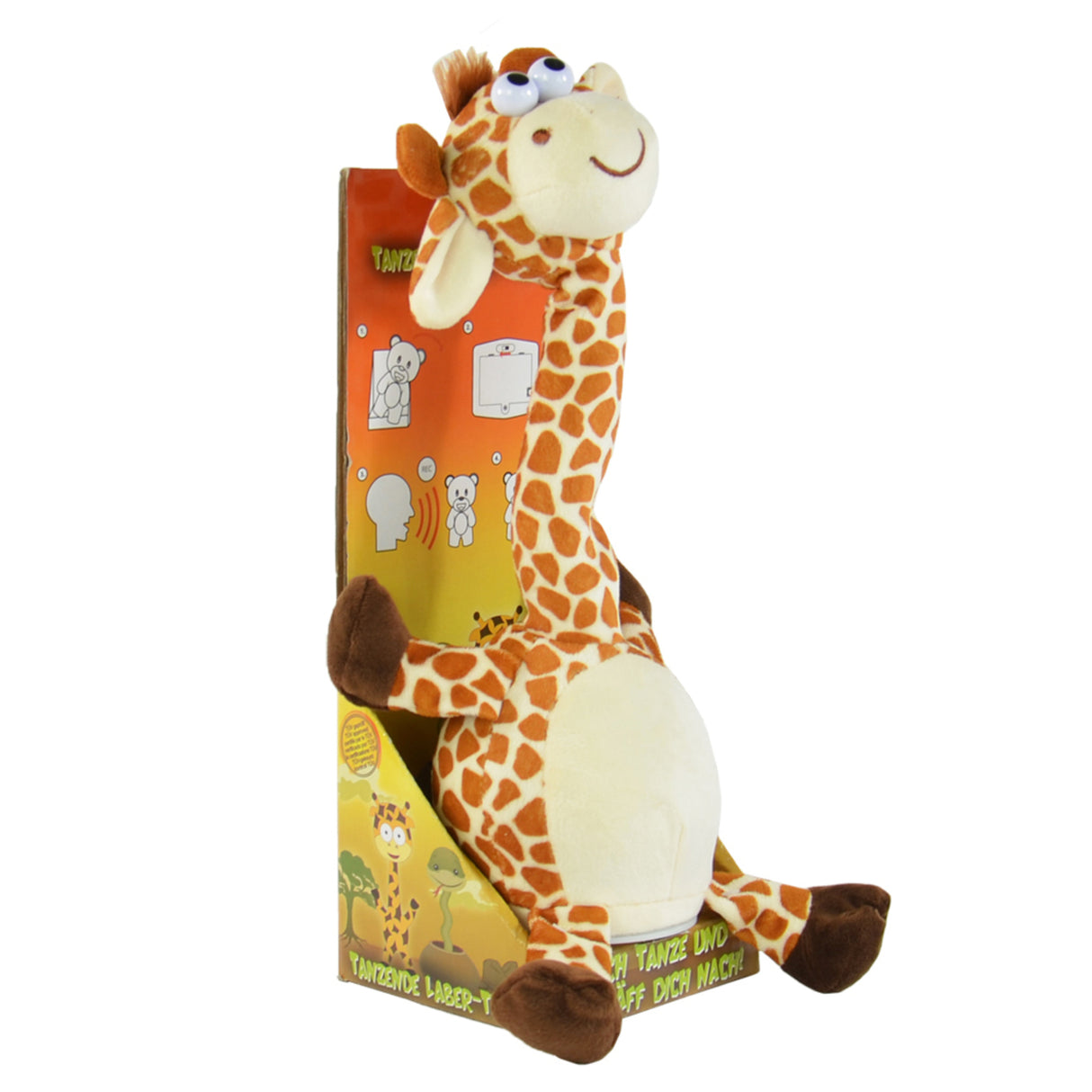 Laber Giraffe Kuscheltier mit Sprachwiedergabe
