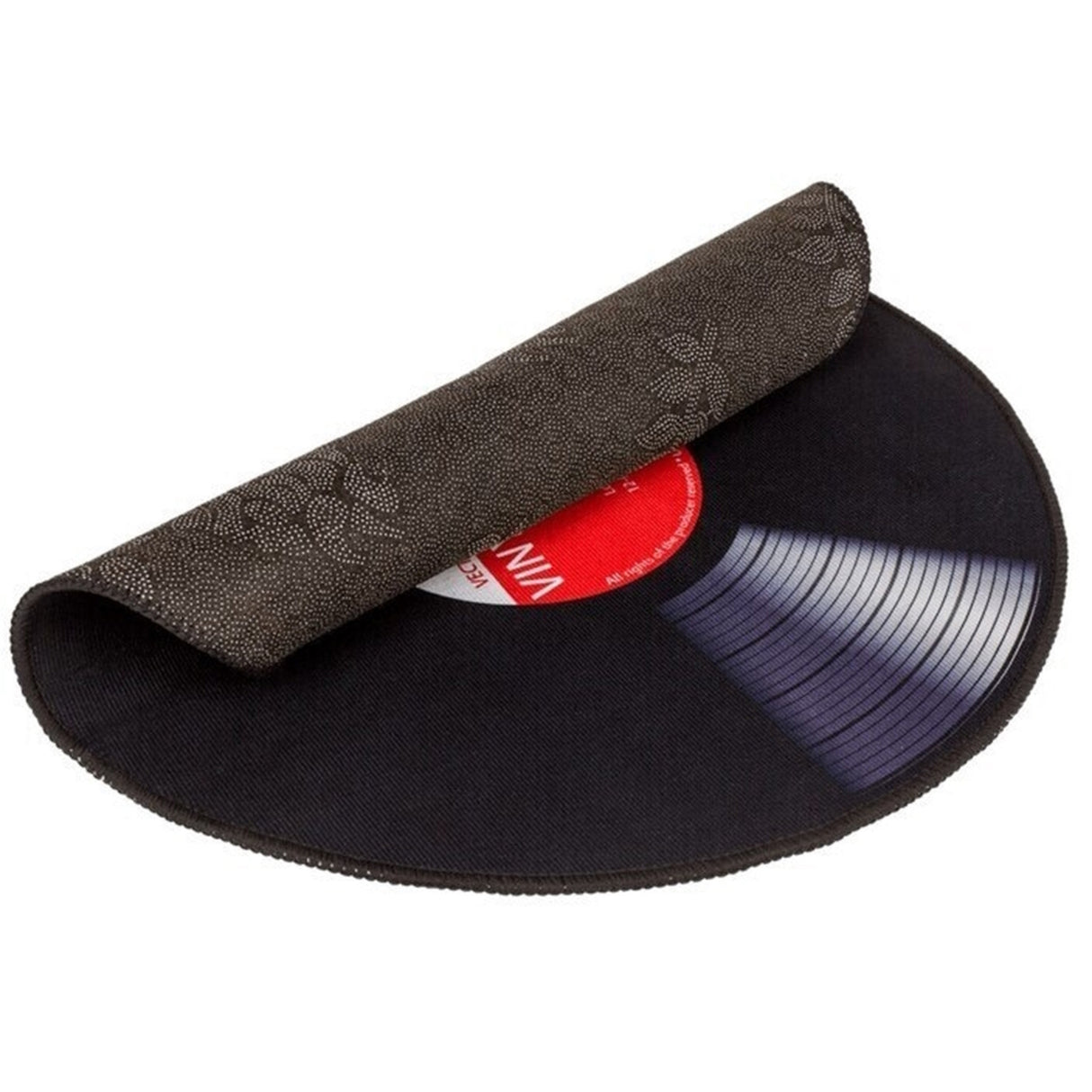 Schallplatte Vinyl Fußmatte mit ca. 60cm Durchmesser