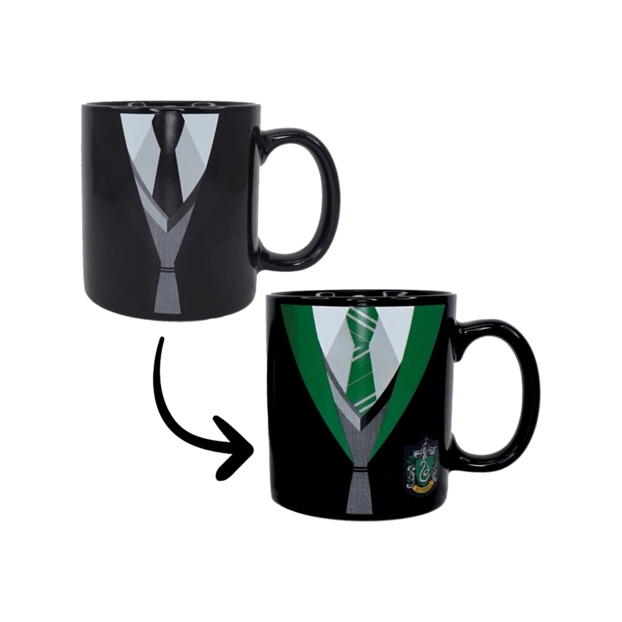Harry Potter Slytherin Schuluniform Kaffeebecher mit Wärmeeffekt