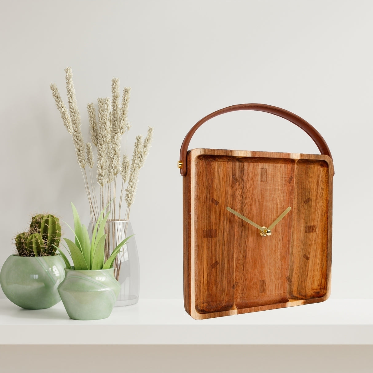 Vienne L Uhr aus Holz