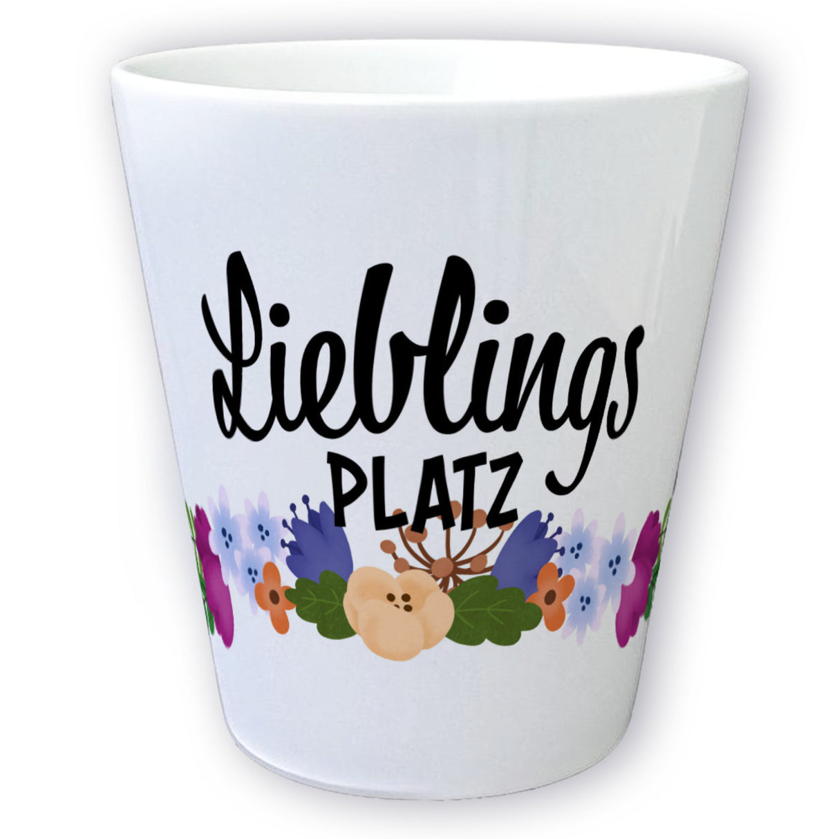 Lieblingsplatz Blumentopf aus Keramik