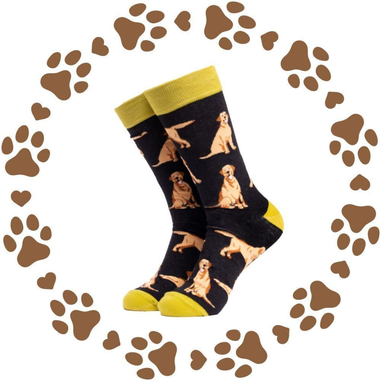 Labrador Hund Soctopus Socken in 43-46 im Paar