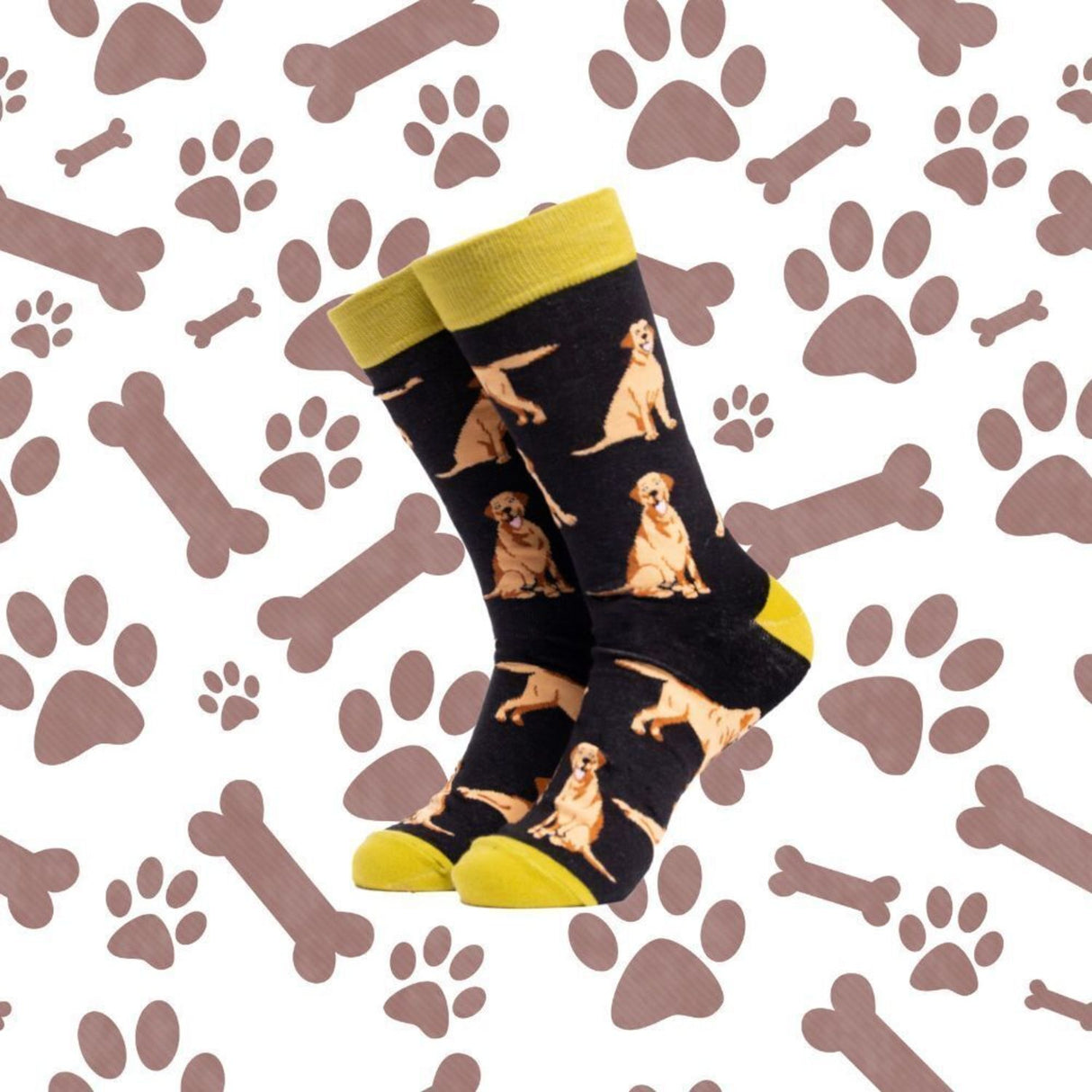 Labrador Hund Soctopus Socken in 43-46 im Paar