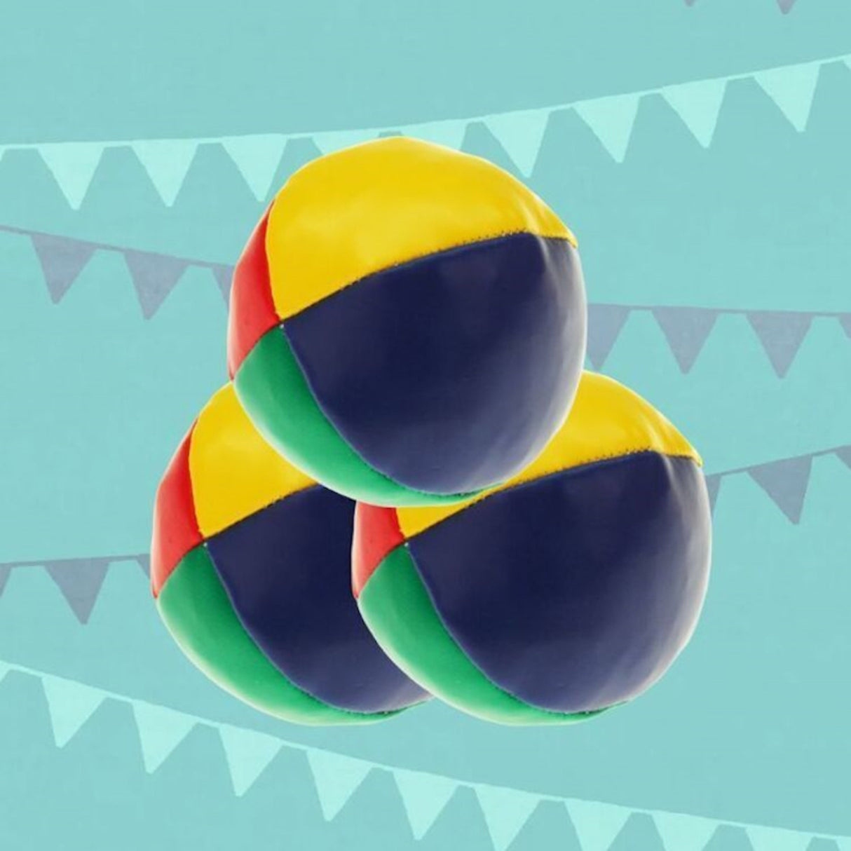 Bunte Jonglierbälle im 3er Set