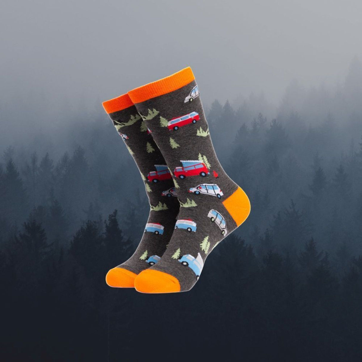 Van Life Camping Soctopus Socken in 43-46 im Paar