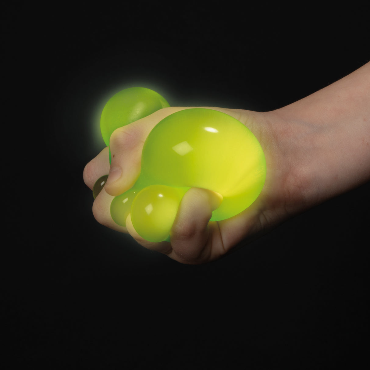 Leuchtende Glow in the Dark Wurfbälle im 12er Set