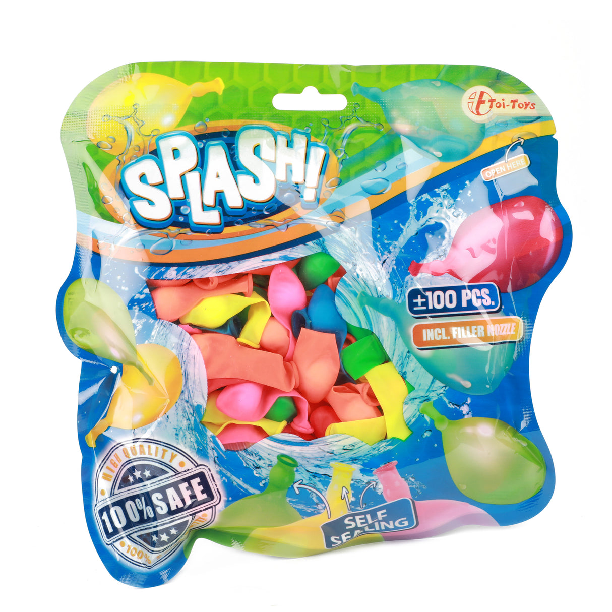 Splash selbstschließende Wasserbomben im 100er Set