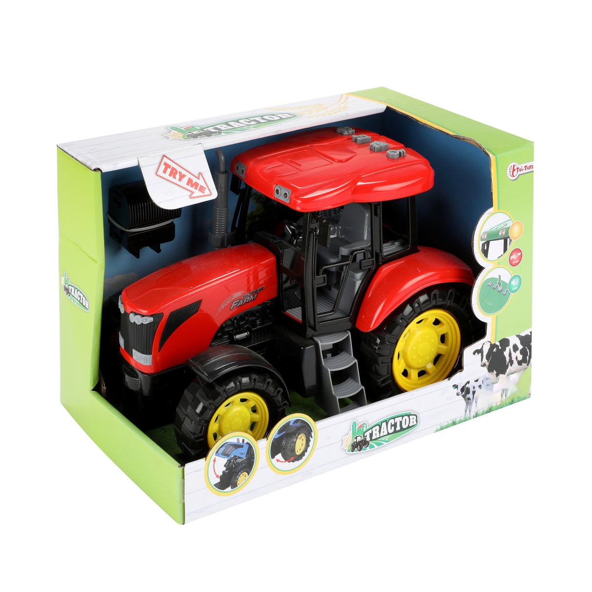 Traktor Spielzeug mit Licht, Sound und Friktionsmotor