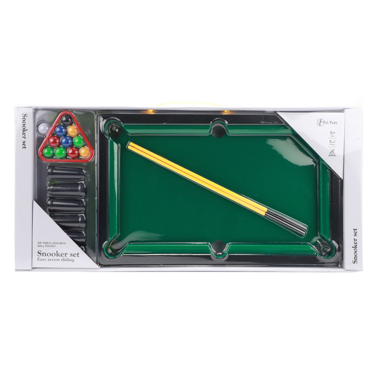 Mini Billard Snooker Spiel mit Queues und Bällen