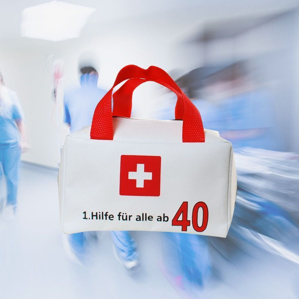 Erste Hilfe für alle ab 40 Tasche mit Tragegriffen