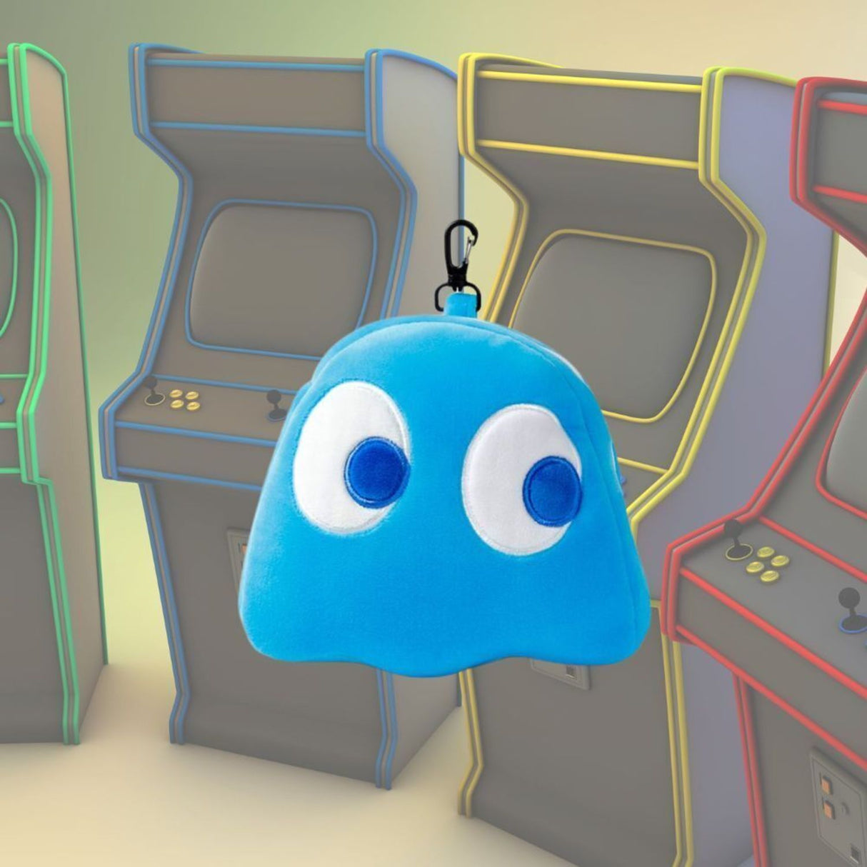 Pac-Man Ghost Reisekissen mit Augenmaske