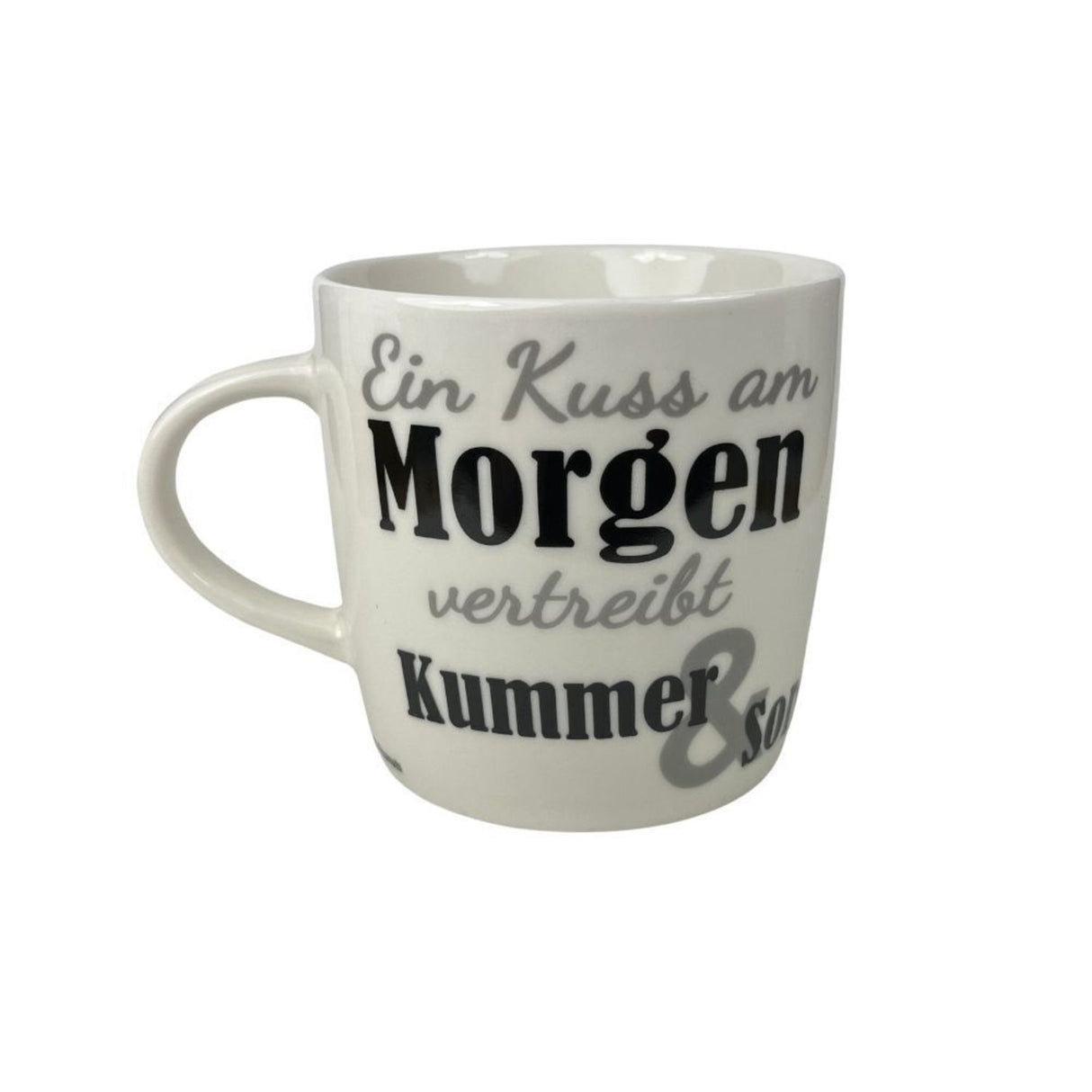 Snoopy - Ein Kuss am Morgen Geschirrset mit Teller, Tasse und Schüssel