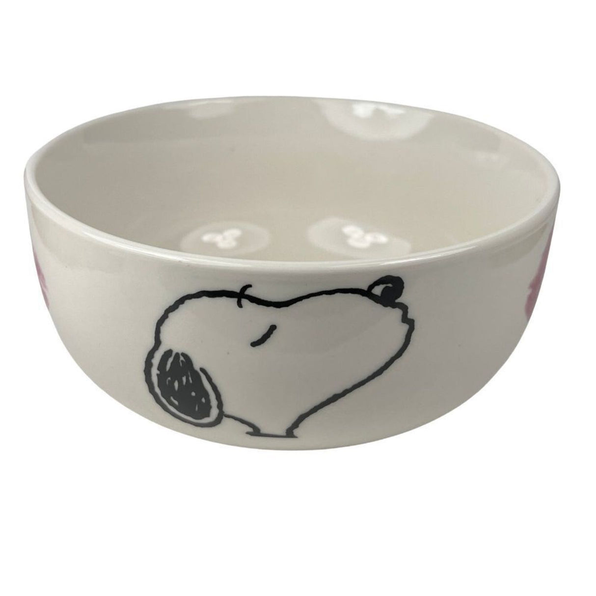 Snoopy - Ein Kuss am Morgen Geschirrset mit Teller, Tasse und Schüssel