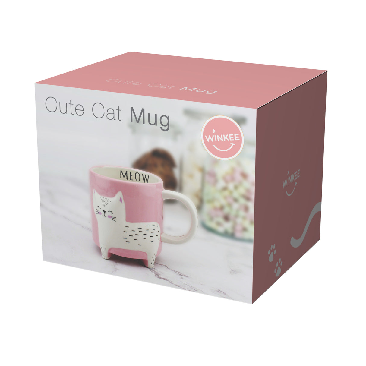 Meow Katze Kaffeebecher