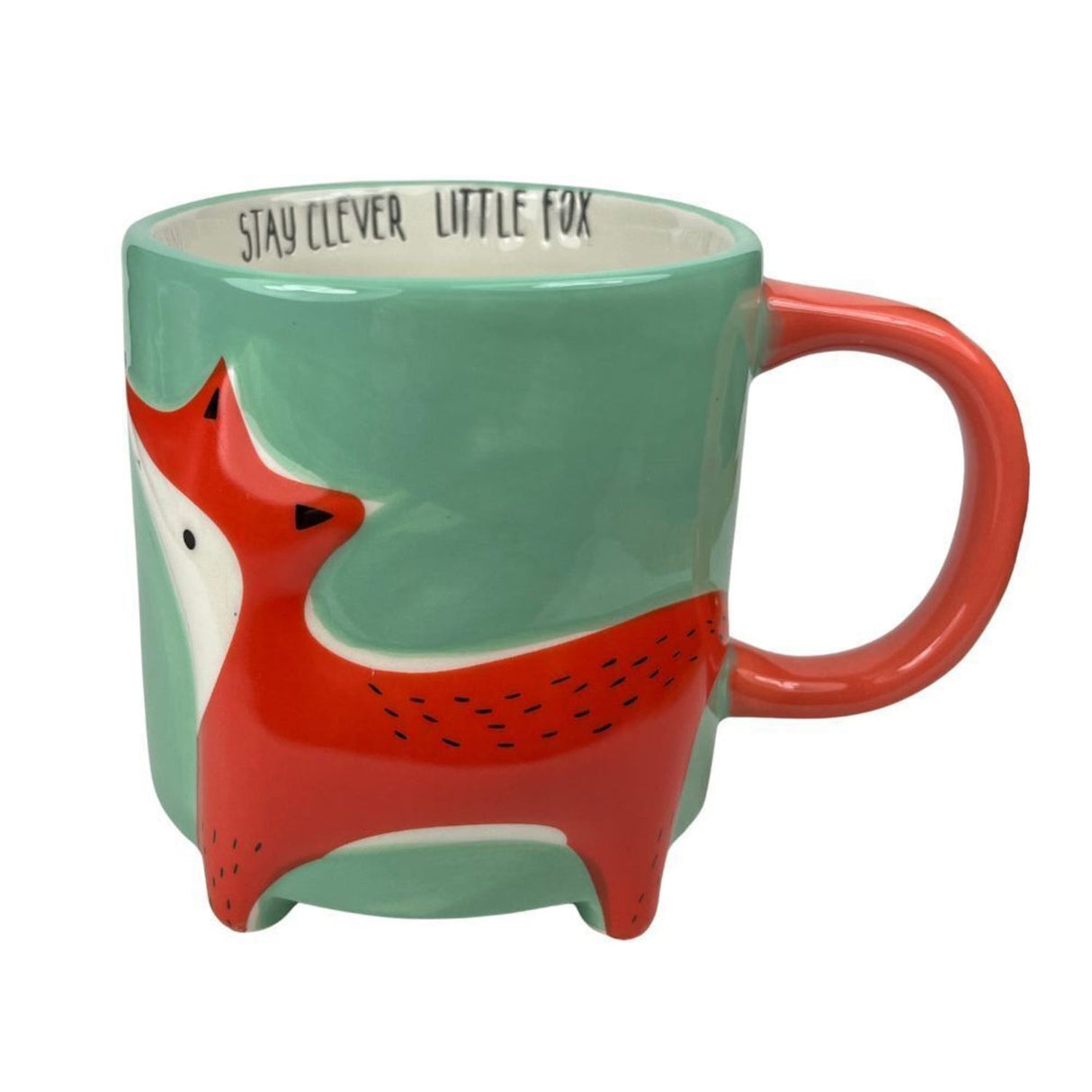 Schlauer Fuchs Kaffeebecher mit Spruch