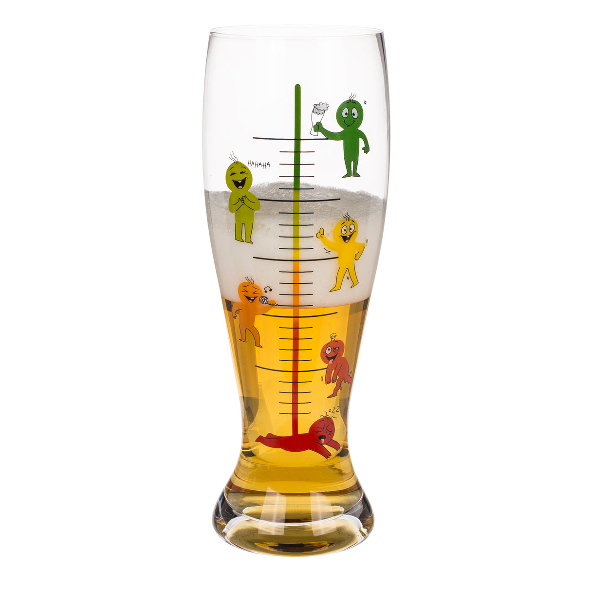 Trink-Barometer XXL Bierglas mit 1300ml Fassungsvermögen