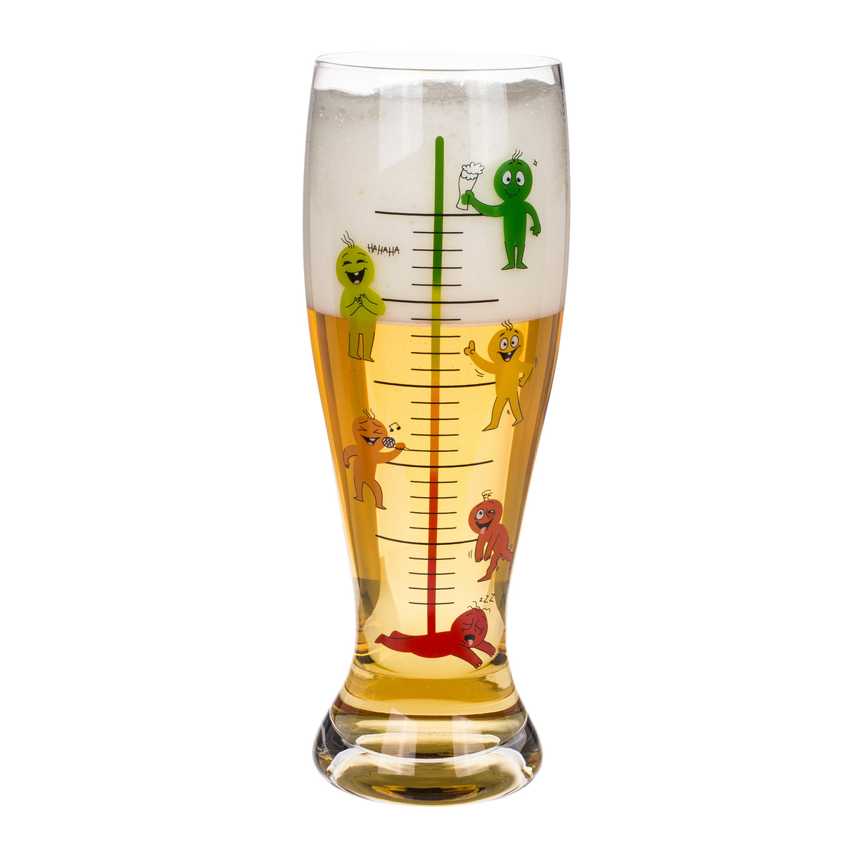 Trink-Barometer XXL Bierglas mit 1300ml Fassungsvermögen