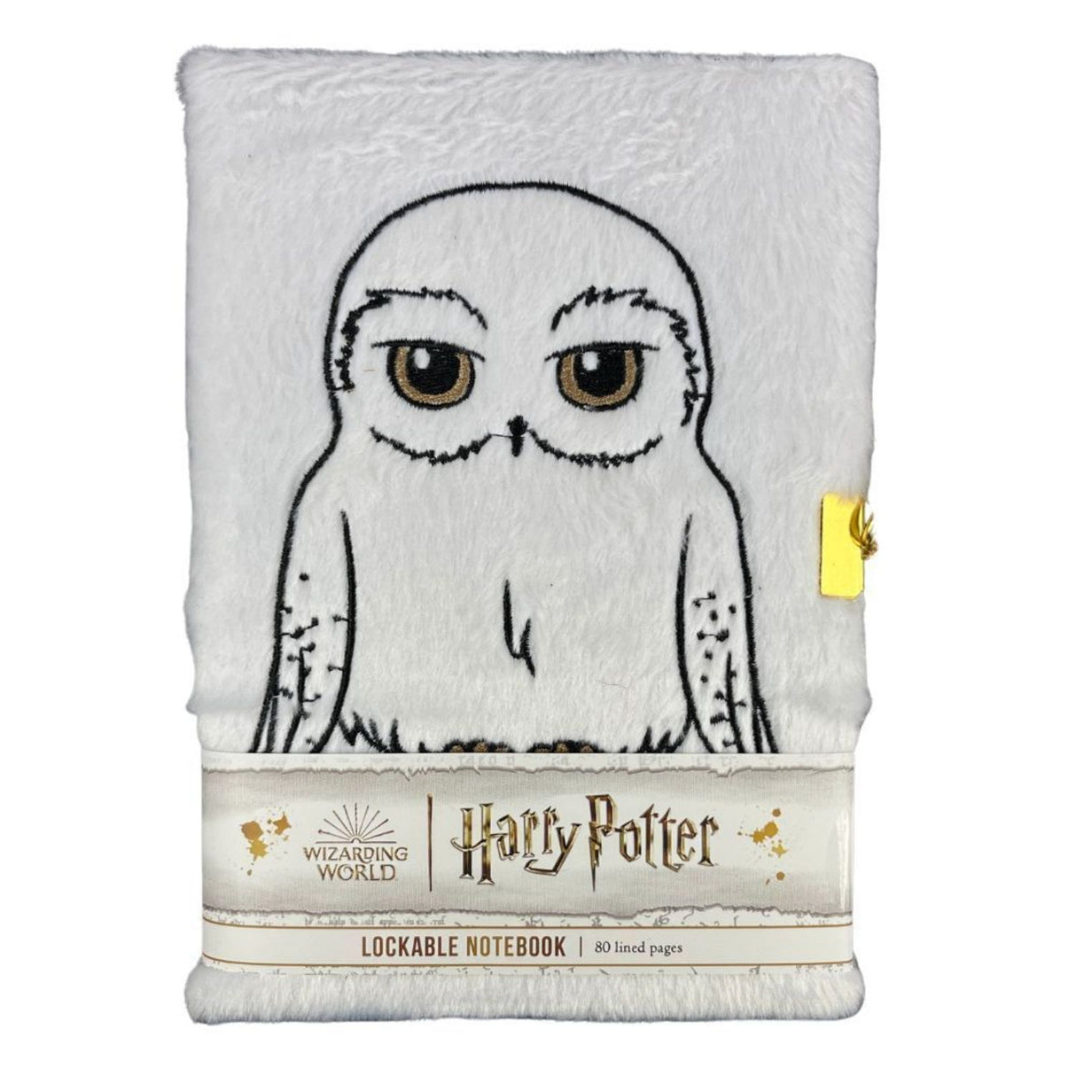 Harry Potter Hedwig A5 Notizbuch mit Plüscheinband