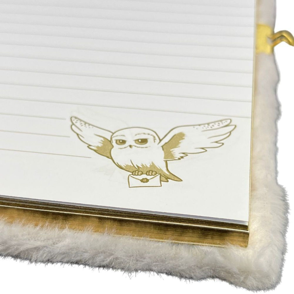 Harry Potter Hedwig A5 Notizbuch mit Plüscheinband