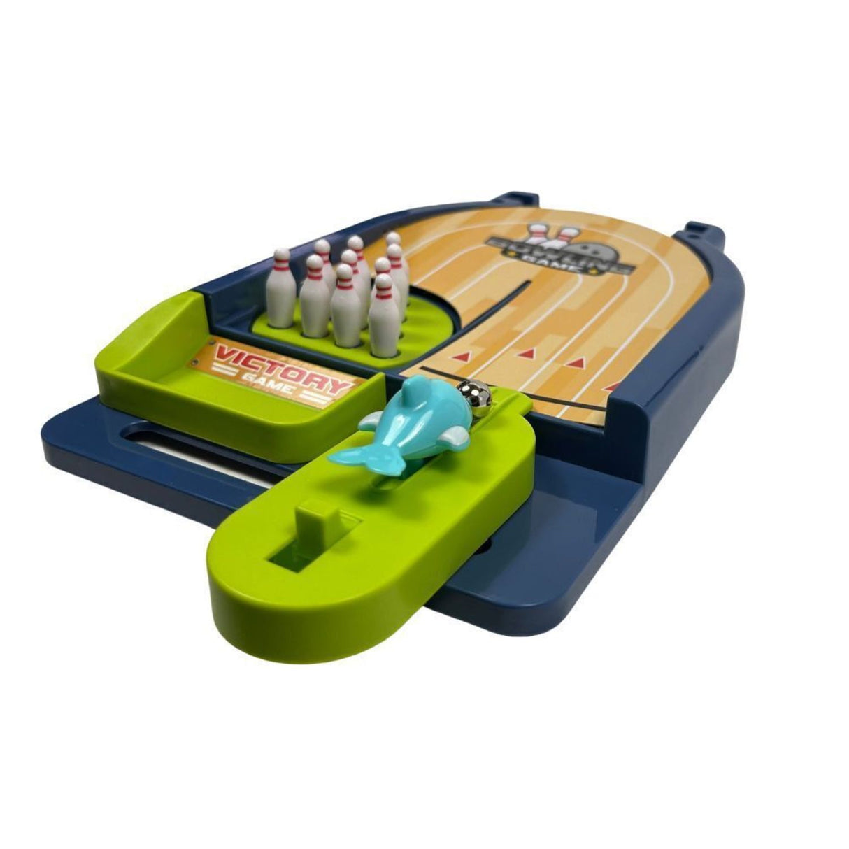 Mini Tisch Bowling Spielzeug mit 10 Pins und Bällen