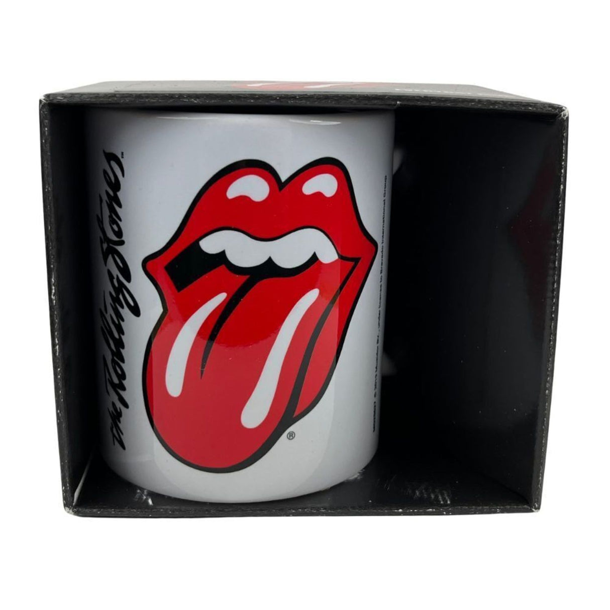 The Rolling Stones Tongue & Lips Logo Kaffeebecher