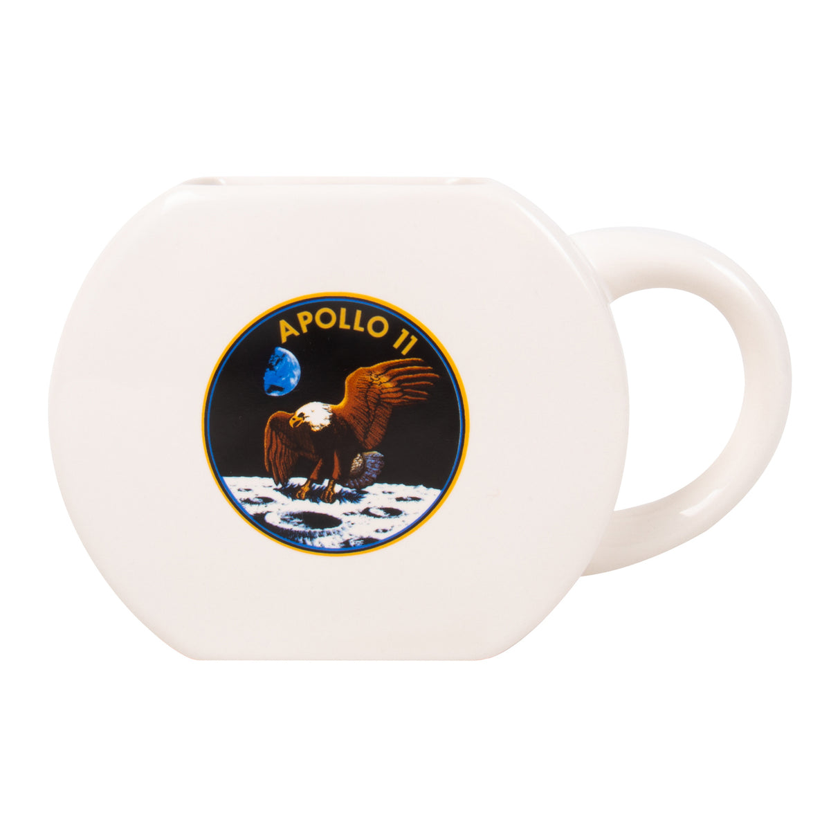 NASA Logo Astronauten Kaffeebecher mit Mond-Puzzle