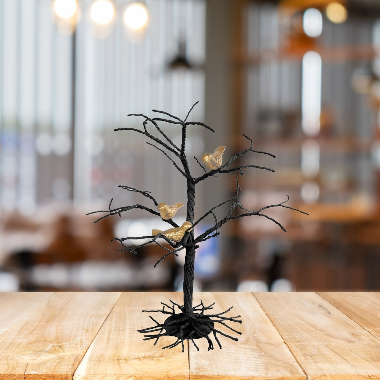 Vögel auf Baum Schmuckhalter